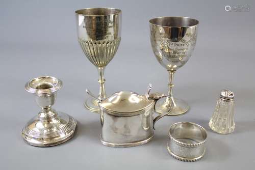 A Collection of Silver and Silver Plate