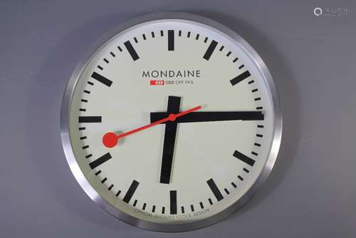 A Mondaine SBB Vintage-Style Swiss Railway Clock