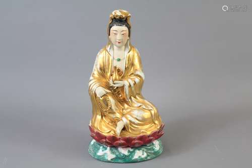 A Mid-20th Century Chinese Porcelain Kwan Yin