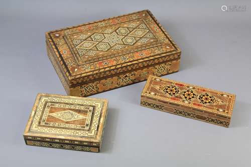 A Syrian Marquetry Box