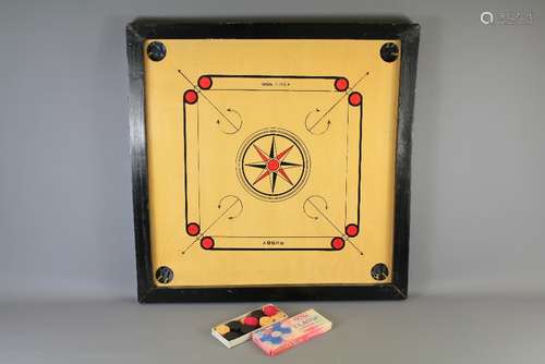 A Vintage Game of Carrom