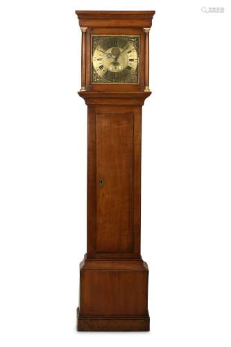 AN 18TH CENTURY FRUITWOOD THIRTY HOUR LONGCASE CLOCK SIGNED 'JOHN BOOT SUTTON' the plain case of