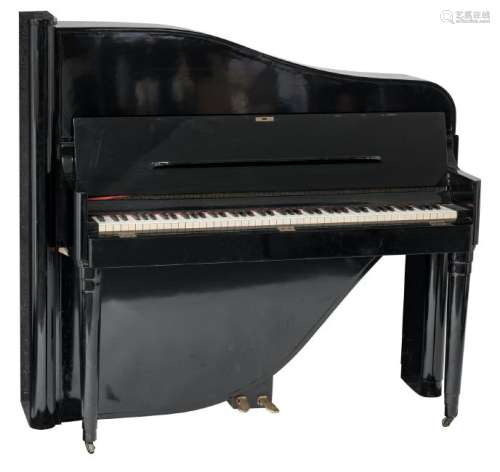 Probably 'Rippen' upright grand piano with an Art-Deco