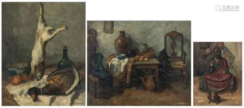 Michiels G., a hunting still life, oil on canvas; added