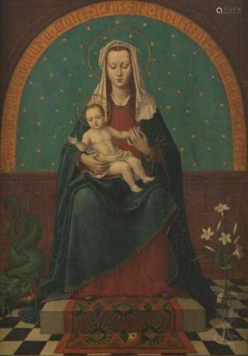 No visible signature, the Holy Virgin and Child, in the