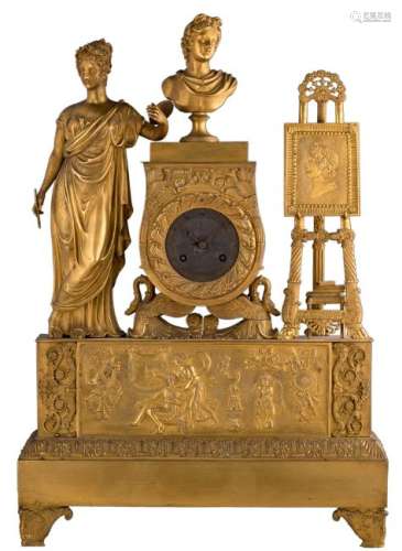 A French neoclassical gilt bronze second quarter of the