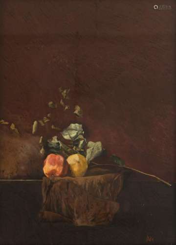 Skira, P., a still life, pastel, 60 x 80 cm