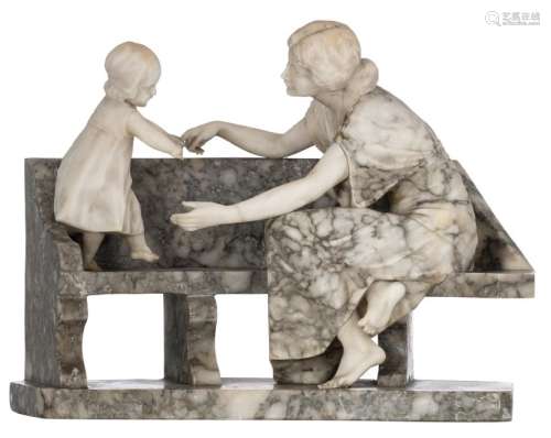 Pugi, 'maternite' (a mother and child on a bench),