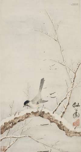 GAO JIANFU (ATTRIBUTED TO, 1879-1951), BIRD IN SNOW