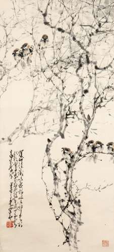 ZHAO SHAOANG (1905-1998, ATTRIBUTED TO), BIRDS