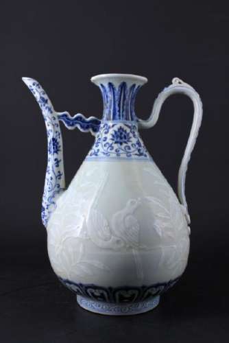 Chinese Ming Porcelain Blue&White Teapot