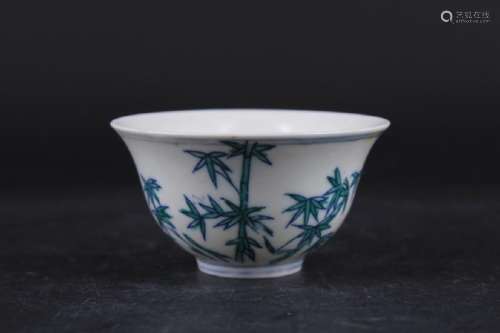 Chinese Ming Porcelain DouCai Cup
