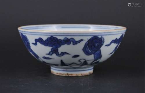 Chinese Ming Porcelain Blue&White Bowl