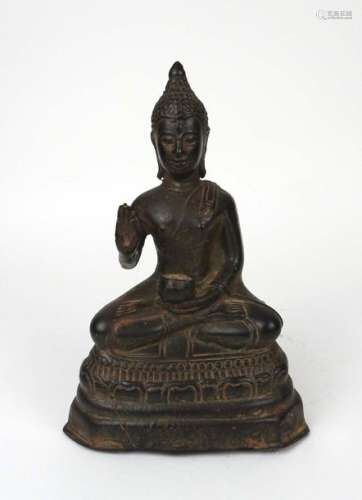Bouddha en bronze. XIXe. Siam.		Bouddha en bronze...