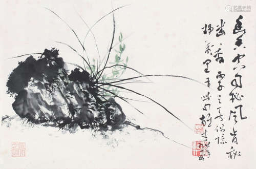黎雄才（1910～2001） 1996年作 幽香 镜心 纸本设色