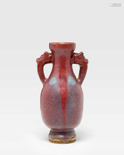 18th/19th century A Jun-style glazed vase