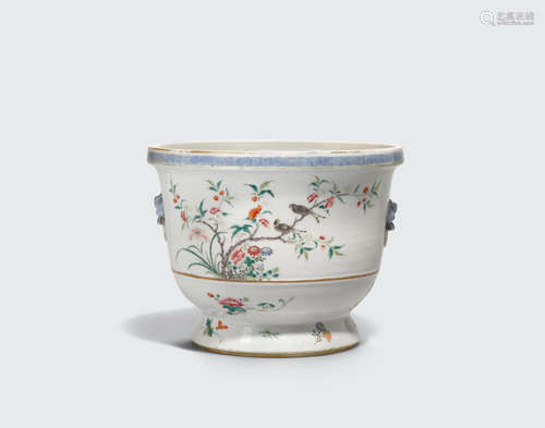 Republic period A famille rose enameled planter