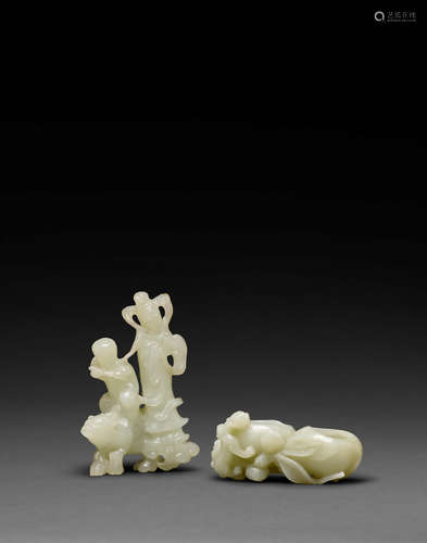 Two jade carvings