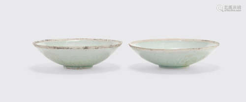 Song dynasty  A pair of qingbai glazed bowls