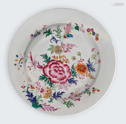 18th/19th century A famille rose export charger