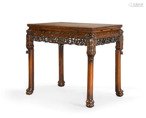 Late Qing/Republic Period A hongmu side table