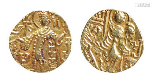 寄多罗王朝寄多罗一世金币一枚