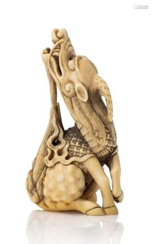 JAPON PÉRIODE MEJI (1868 1912) Deux netsuke en ...