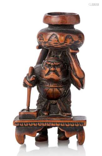 JAPON PÉRIODE MEIJI (1868 1912) Petit netsuke e...