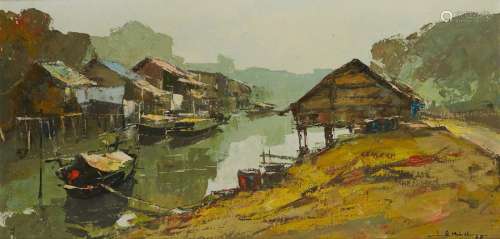 LÊ MINH (1937) Ecole vietnamienne Peinture sur ...