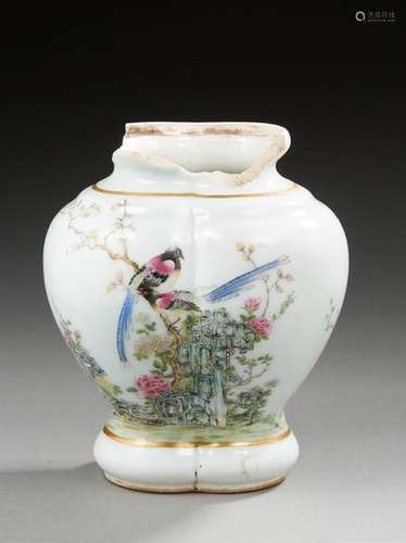 CHINEDouble vase de forme balustre en porcelain...