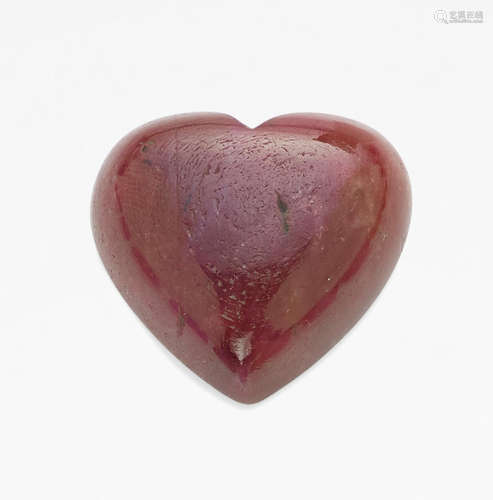 Heart-shaped Ruby Cabochon