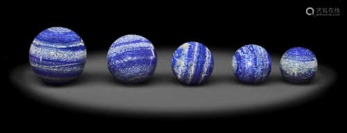 Five Lapis Spheres