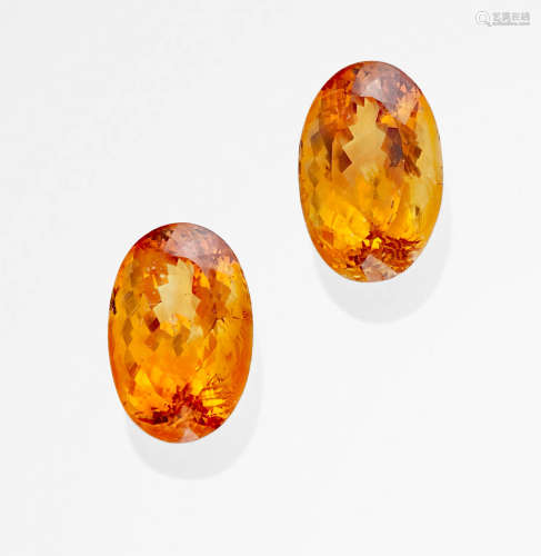 Pair of Citrines