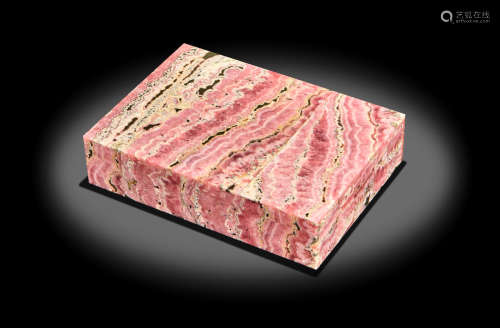 Rhodochrosite Intarsia Box