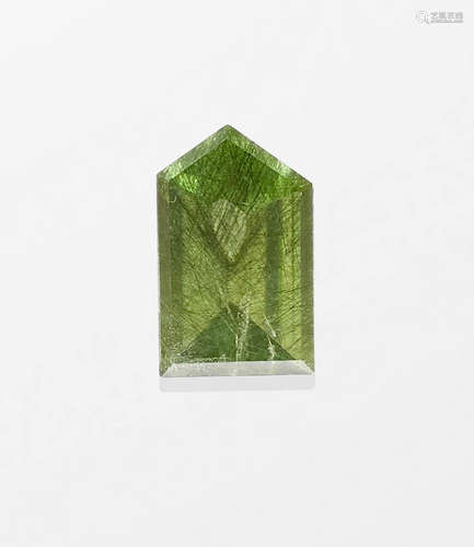 Ludwigite-in-Peridot