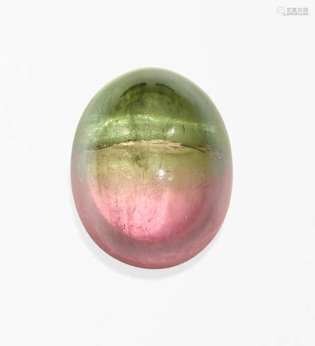 California Cat's Eye Bi-color Tourmaline