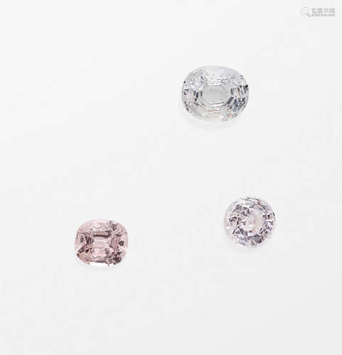 Three Pastel Spinels