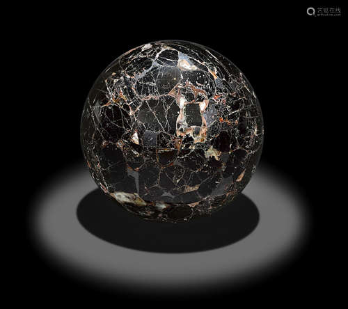 Rare Enstatite and Hematite Sphere