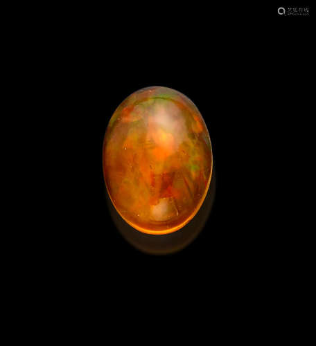 Bright Orange Jelly Opal