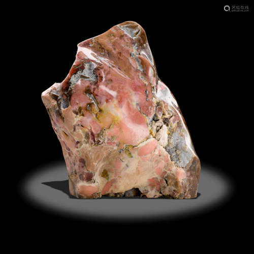 Large Pink Opal Free-form Sculpture