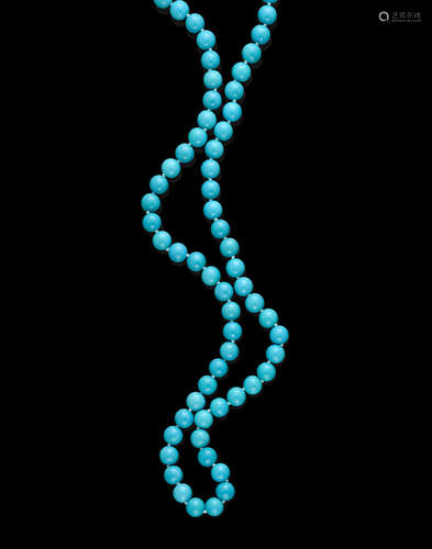 Turquoise Bead Necklace