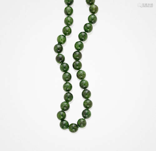 Chrome Diopside Bead Necklace