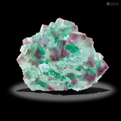 Bi-color Fluorite