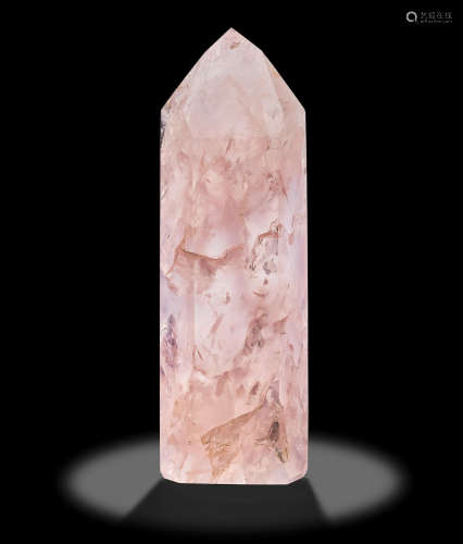 Polished Rose Quartz Crystal Point