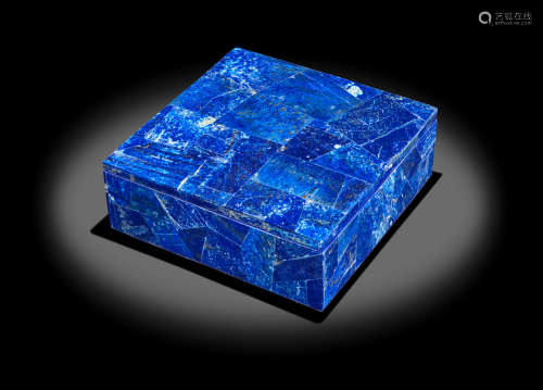 Large Lapis Lazuli Box with Lid