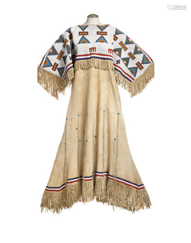 A Sioux beaded dress