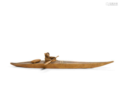 An Eskimo model kayak