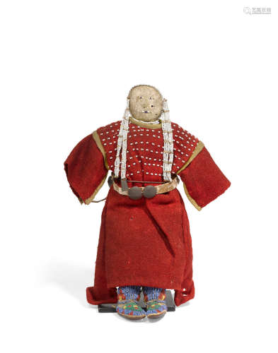 A Plateau beaded doll
