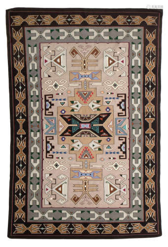 A large Navajo Teec Nos Pos rug