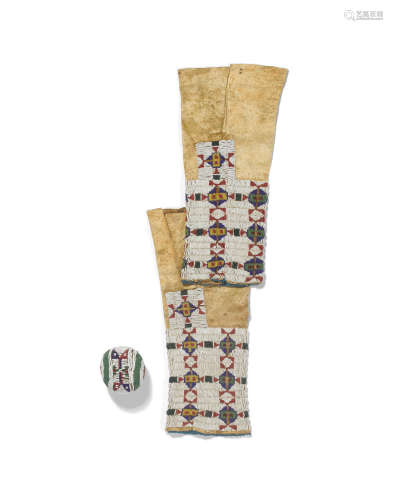 Two Sioux beaded items